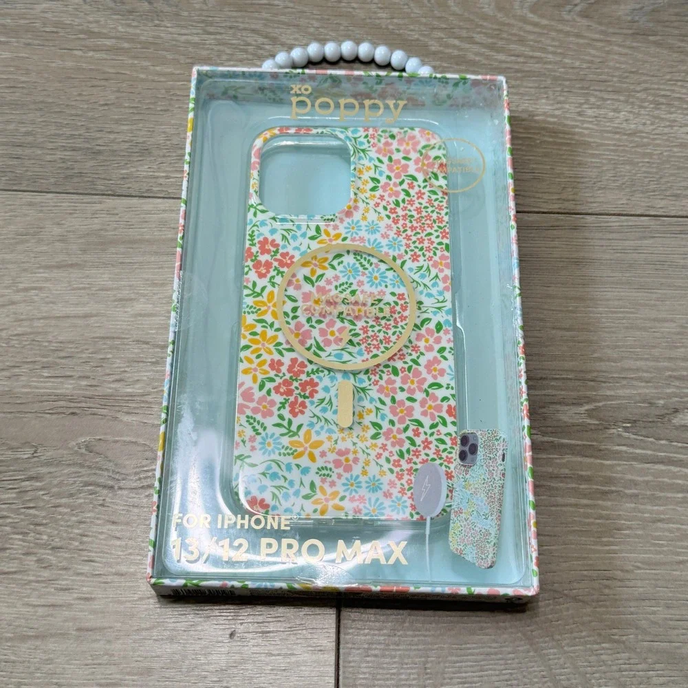 XO Poppy for iPhone 13/12 Pro Max MagSafe Floral Phone Case NIB XO Poppy for iPhone 13/12 Pro Max MagSafe Floral Phone Case NIB